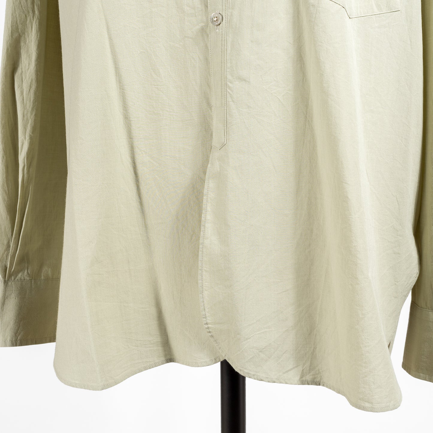 25AW TICCA ハーブノーカラーシャツ TBEA-111