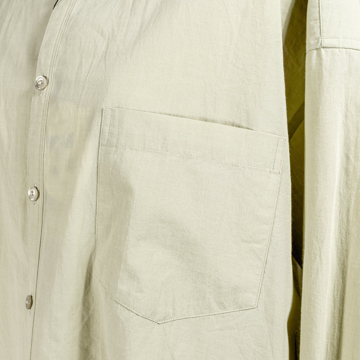 25AW TICCA ハーブノーカラーシャツ TBEA-111