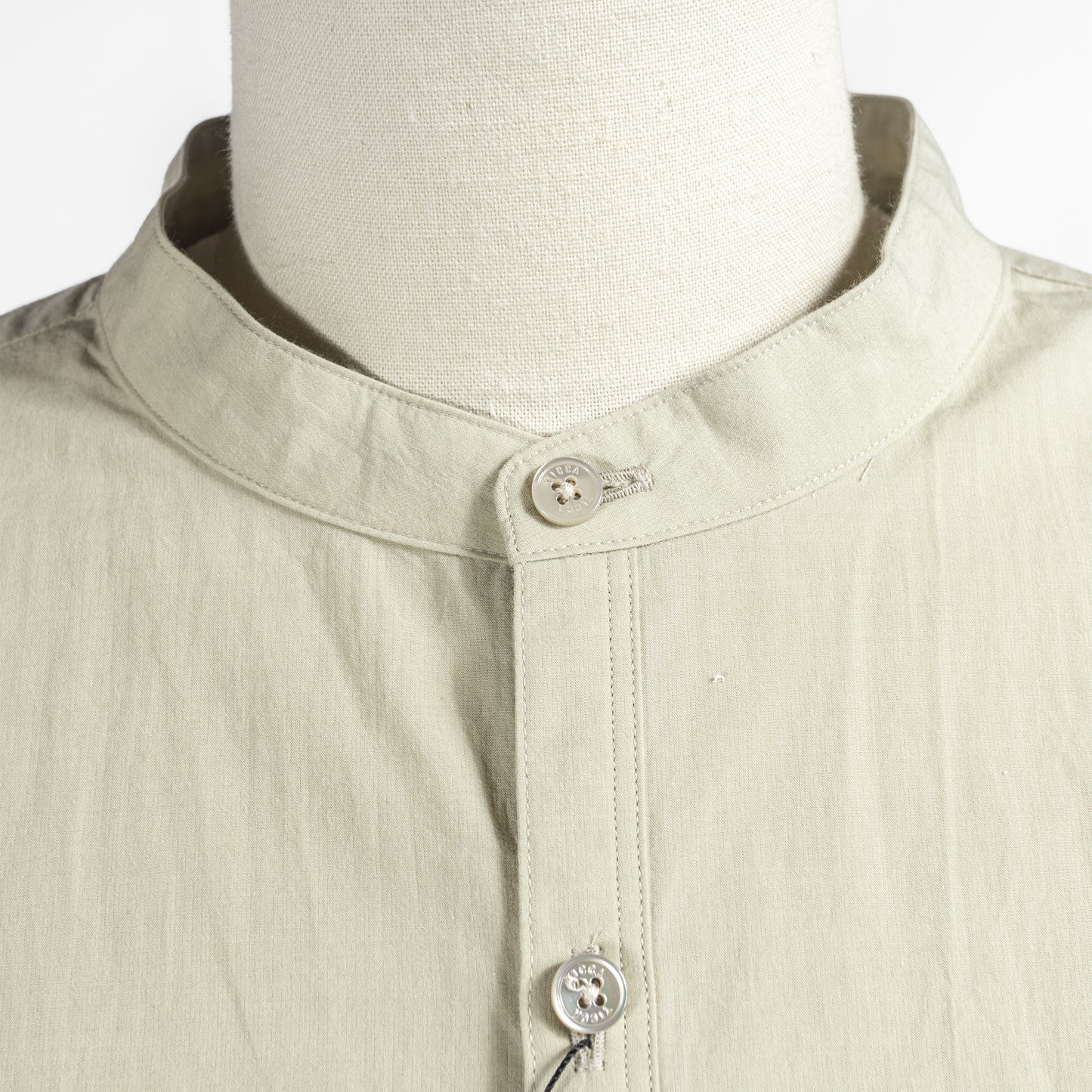 25AW TICCA ハーブノーカラーシャツ TBEA-111