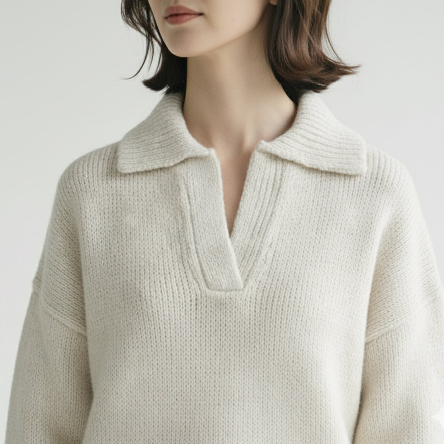 25AW TICCA ウールカシミヤスキッパープルオーバー TBEA-332