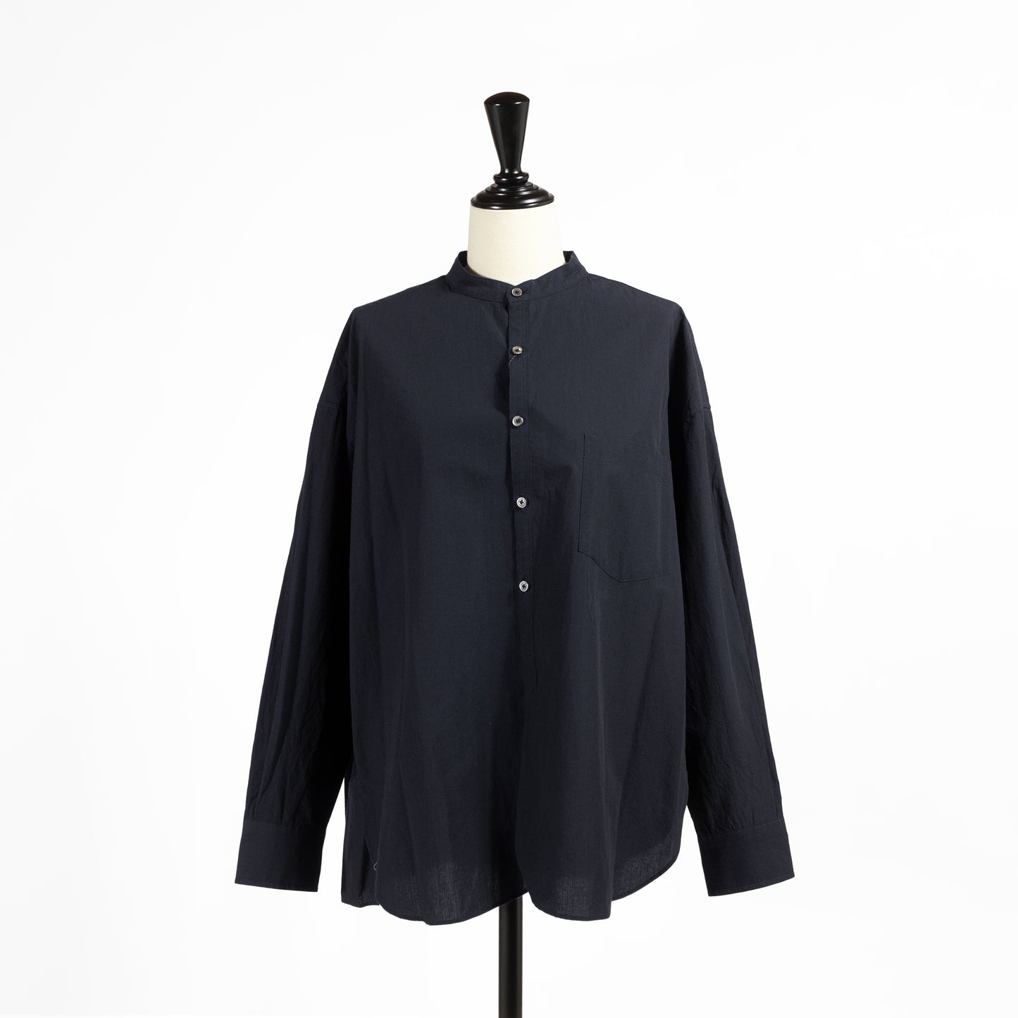 25AW TICCA ハーブノーカラーシャツ TBEA-111
