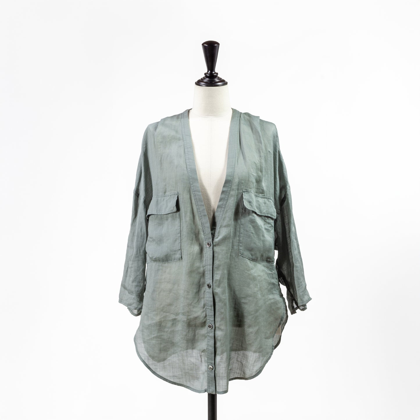 25SS PASSIONE ラミーVネックシャツ