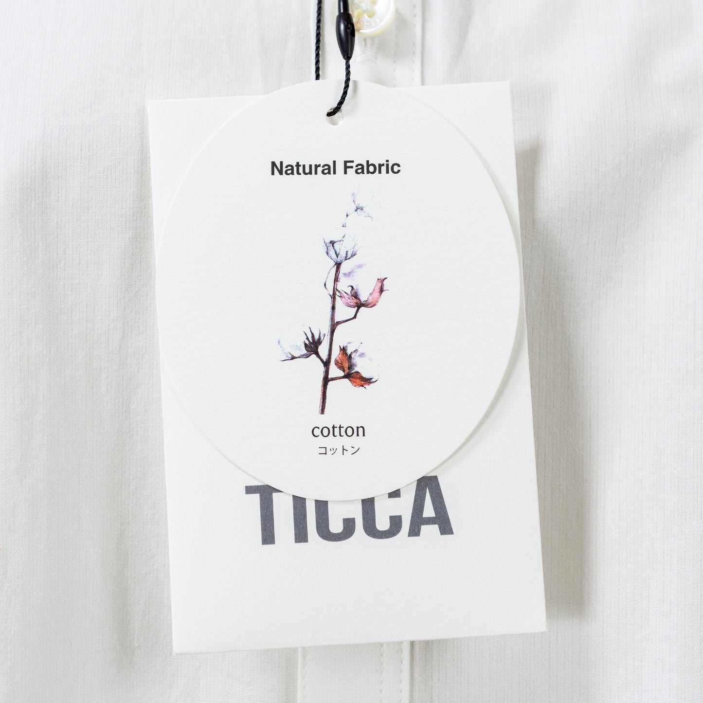 25SS TICCA ハーブノーカラーシャツ