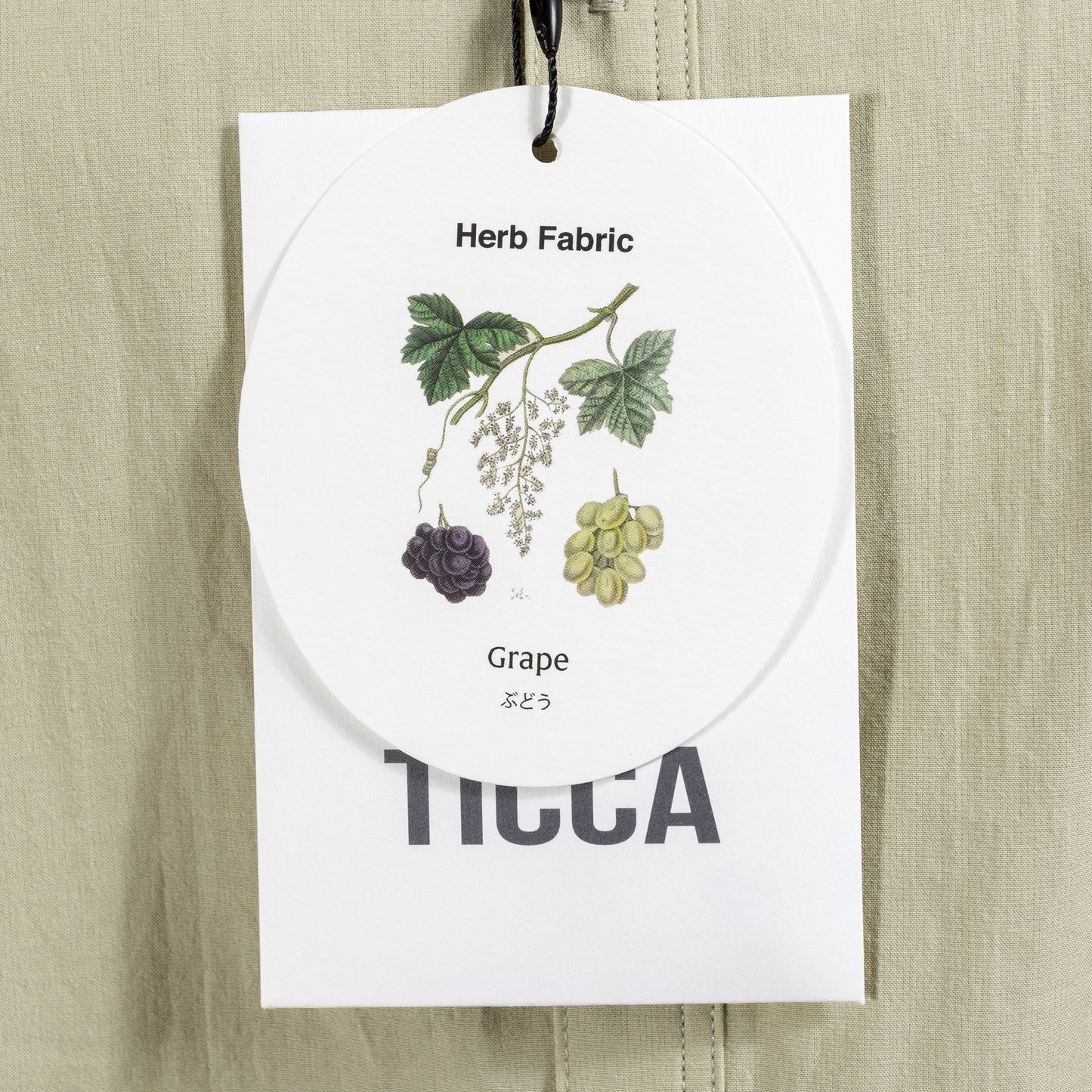 25AW TICCA ハーブノーカラーシャツ TBEA-111
