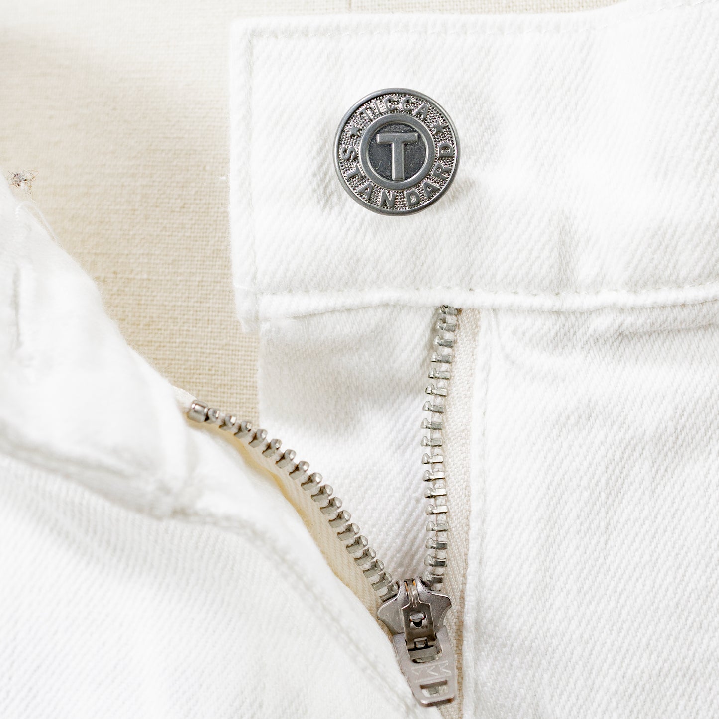 25SS TICCA ライトデニムタックワイドパンツ