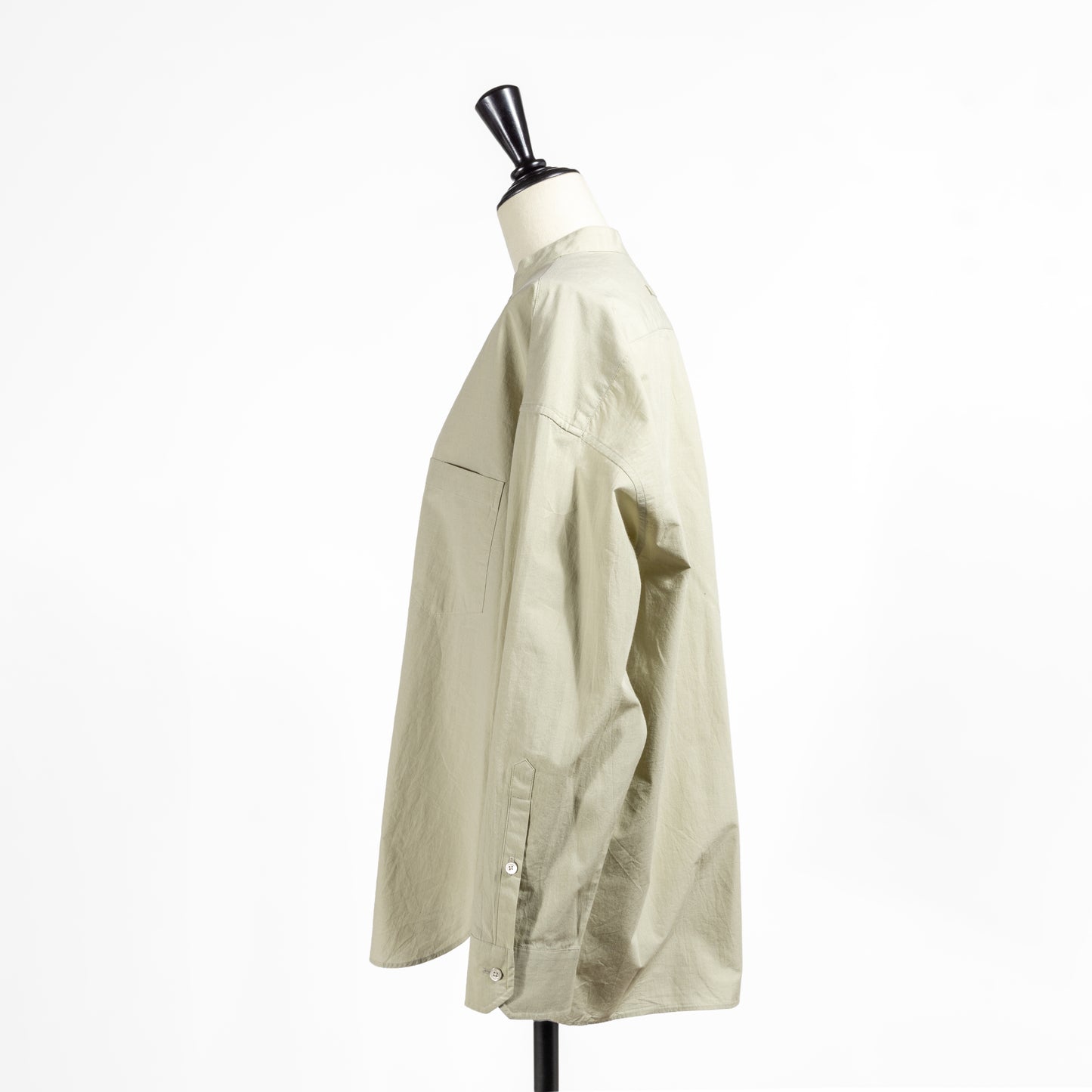 25AW TICCA ハーブノーカラーシャツ TBEA-111