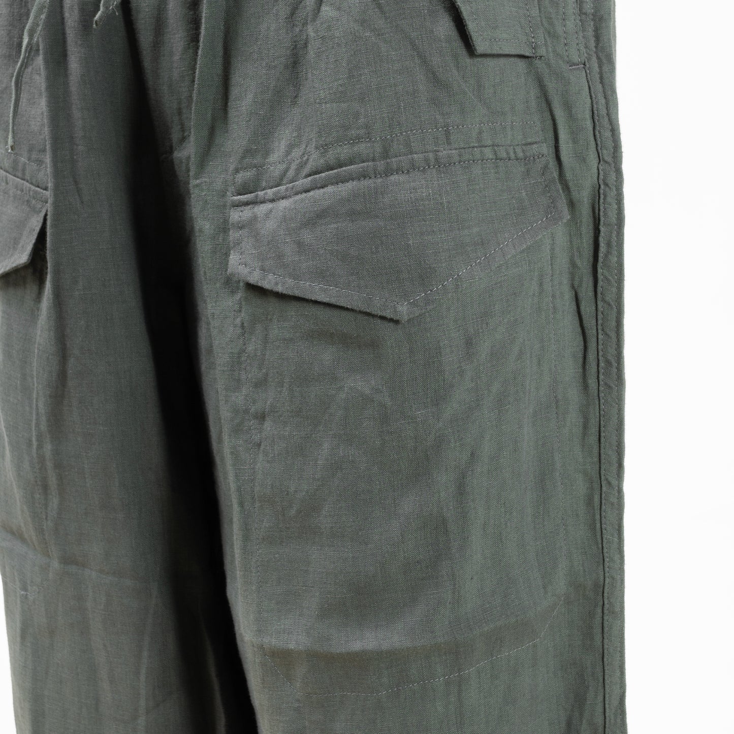 25SS TICCA リネンカーゴパンツ