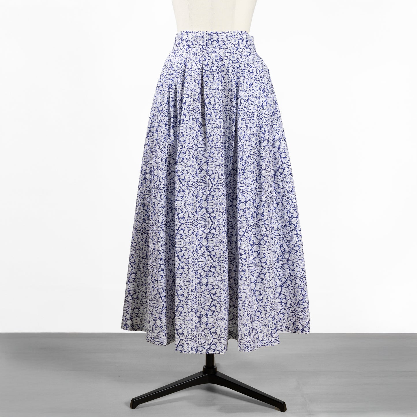 25SS utilité リバティプリントタックスカート