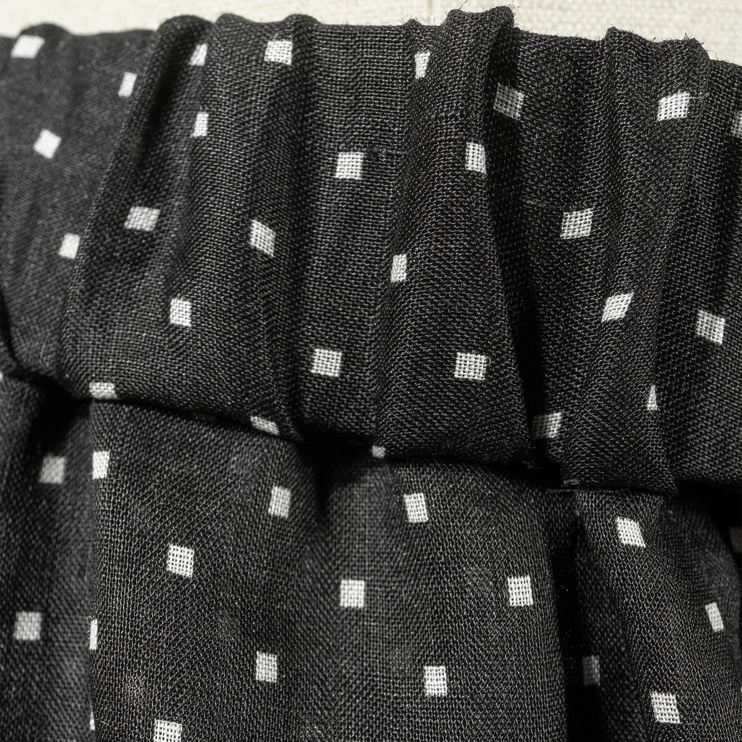 25SS utilité リネンドットプリントストレートパンツ