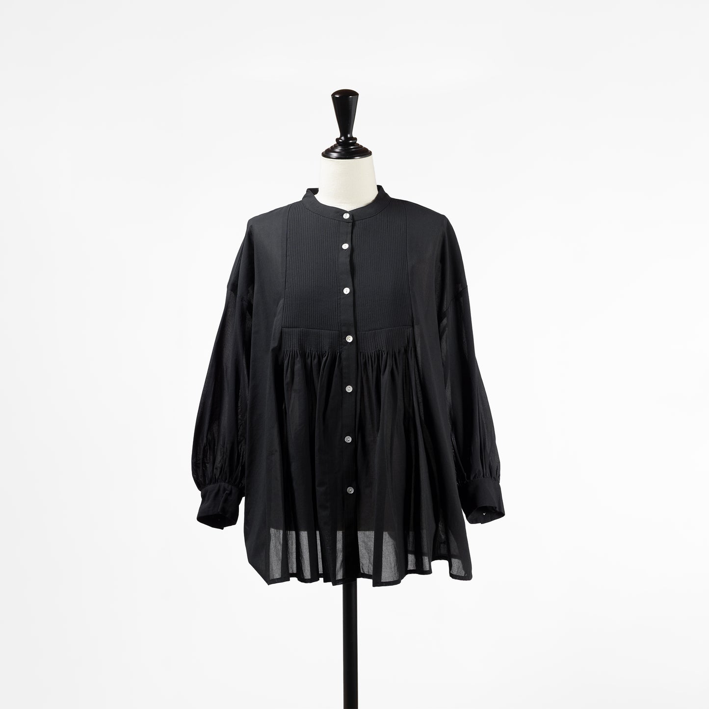 25SS utilité ピンタックブラウス