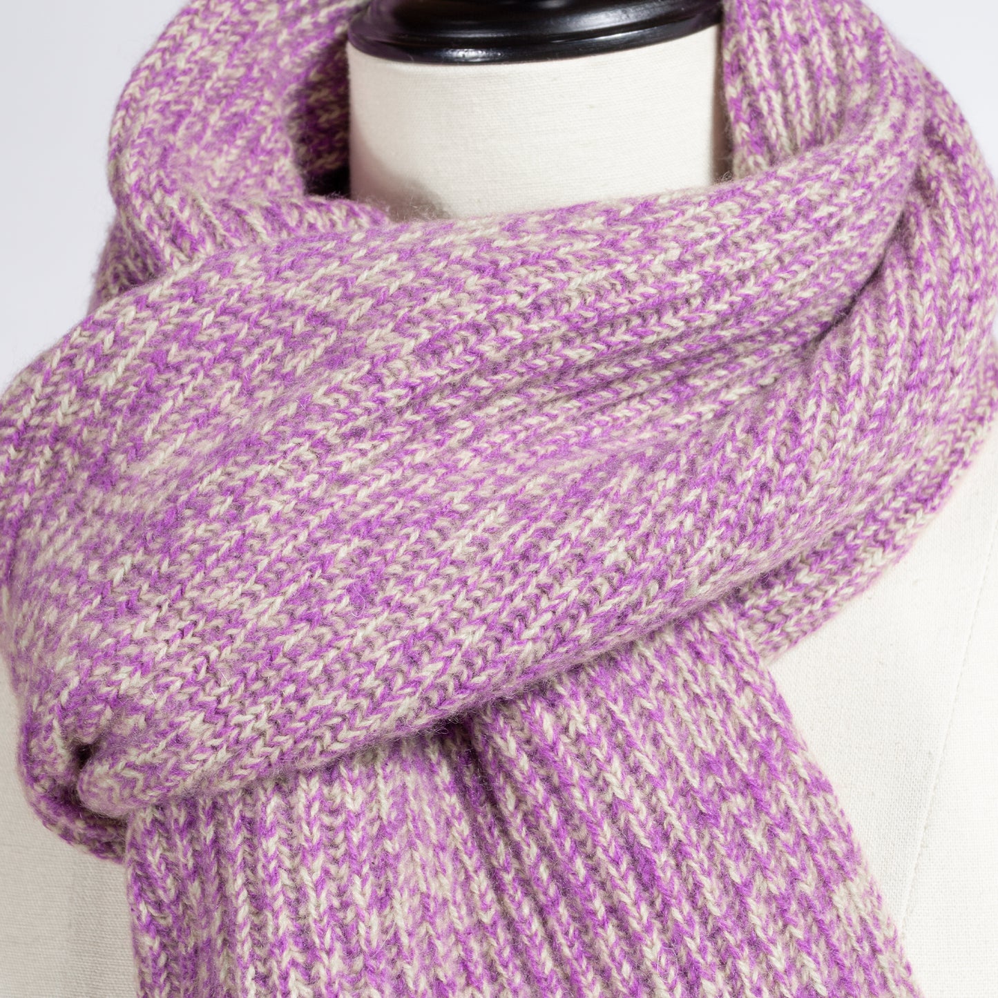 25AW Yonetomi <デッドストックヤーン>カラーミックスカシミヤマフラー 98-244-012