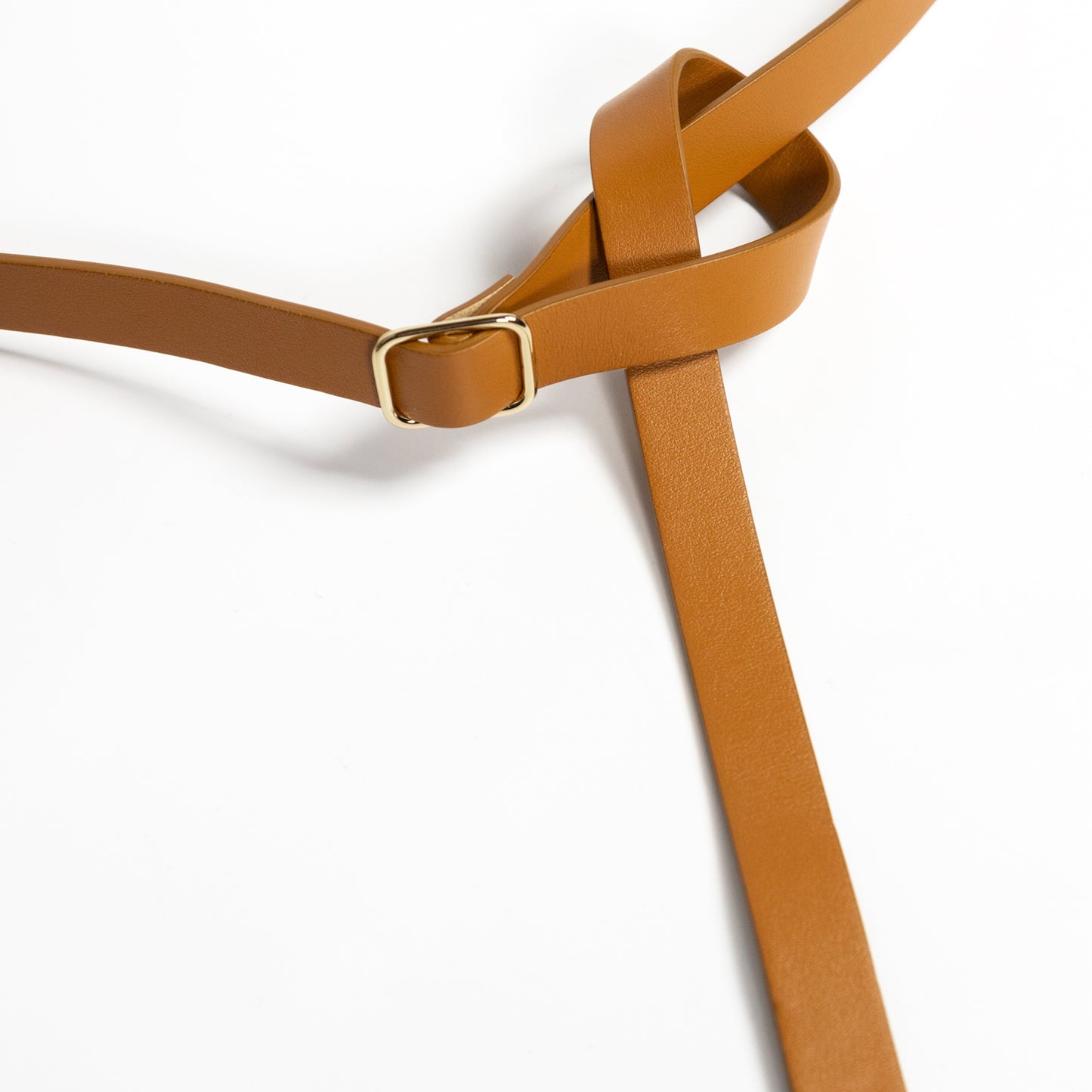 LEFIJE LEATHER THIN LONG BELT