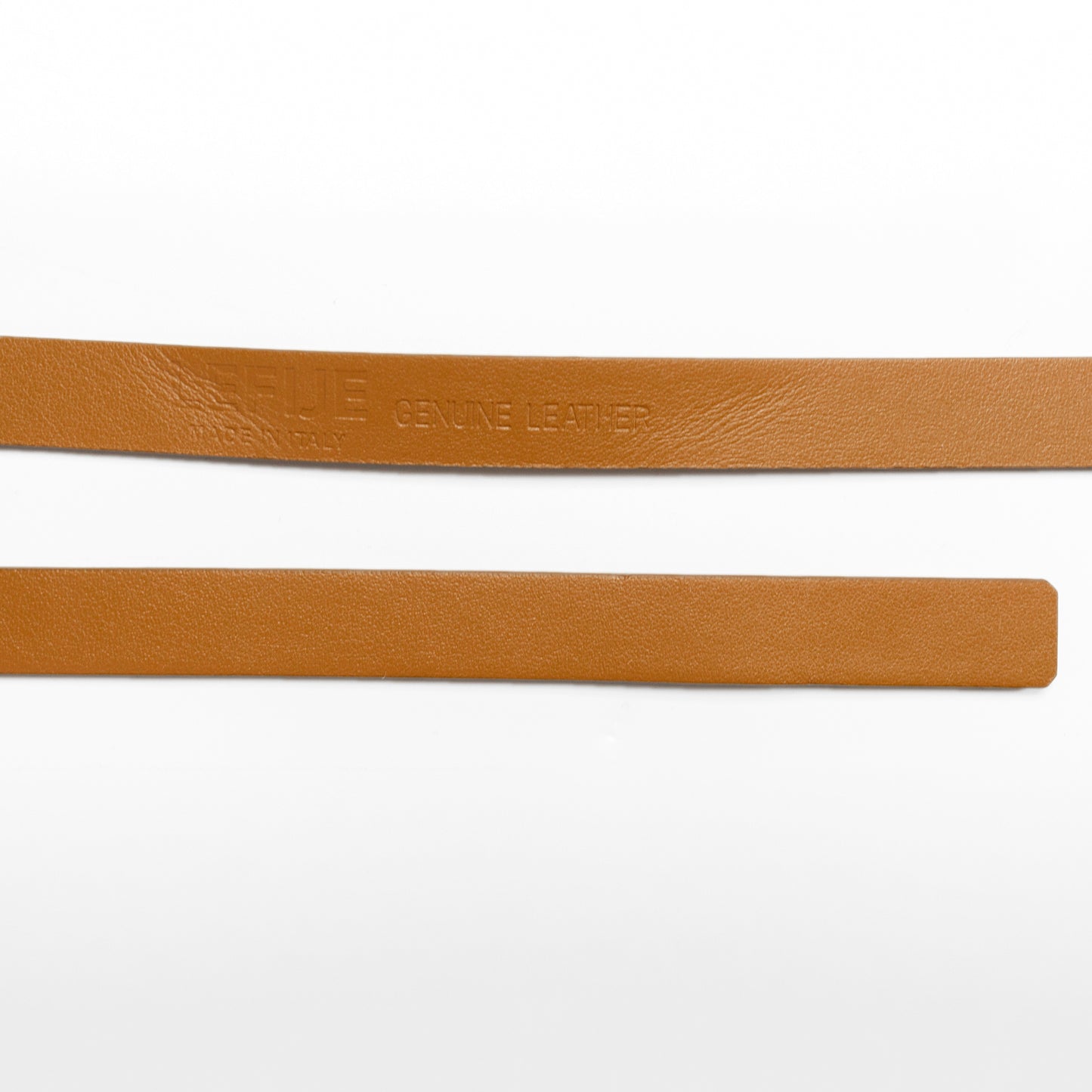 LEFIJE LEATHER THIN LONG BELT