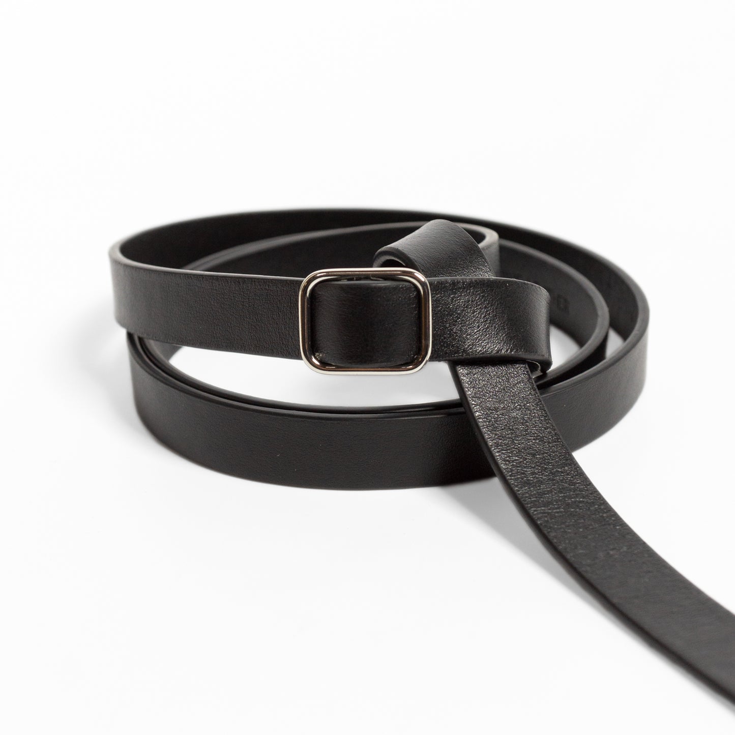 LEFIJE LEATHER THIN LONG BELT