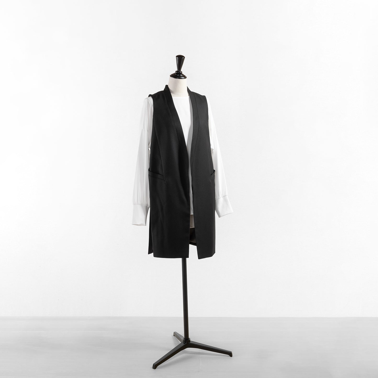 PASSIONE SIDE SLIT LONG VEST