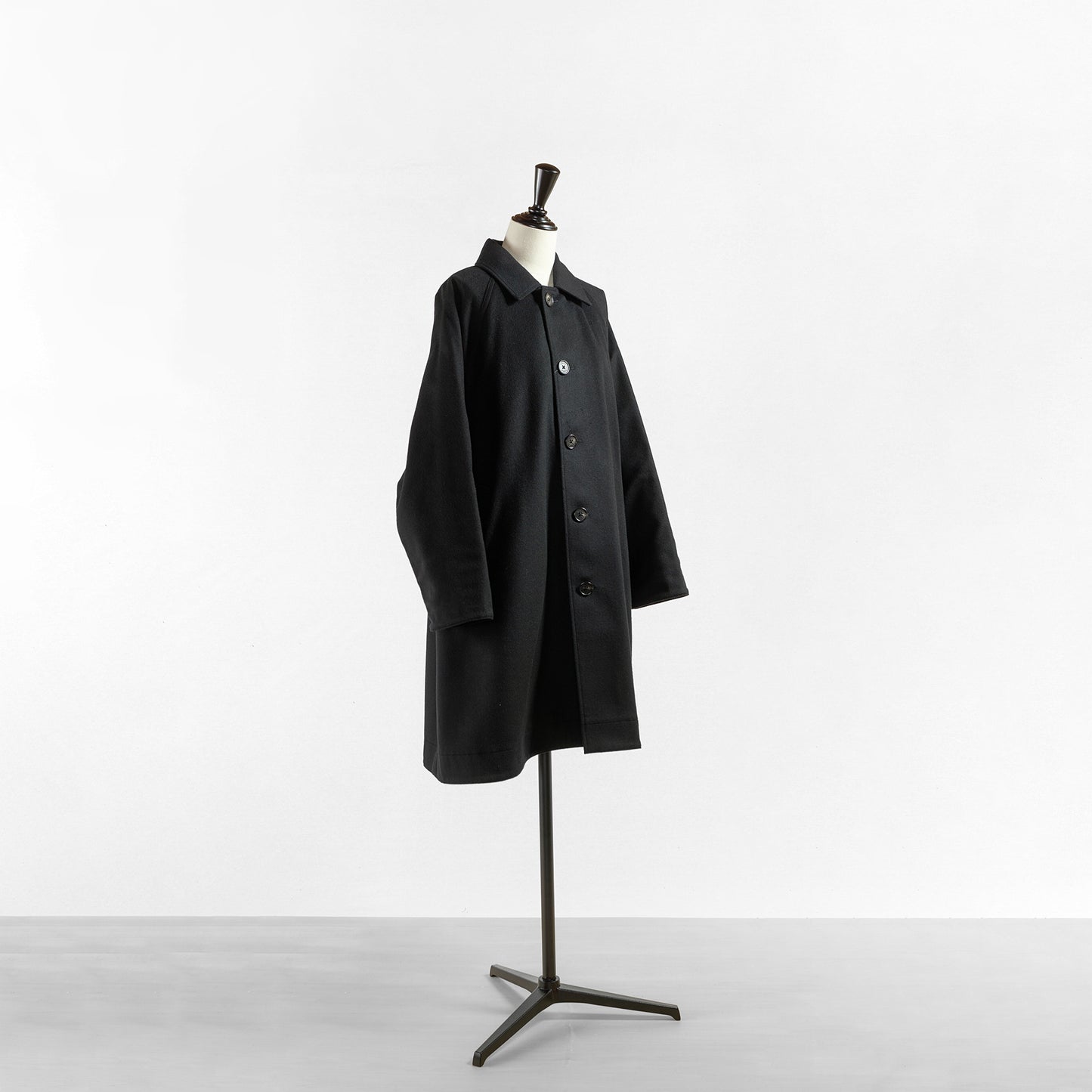 TICCA WOOL REVERSIBLE SOUTIEN COLLAR COAT