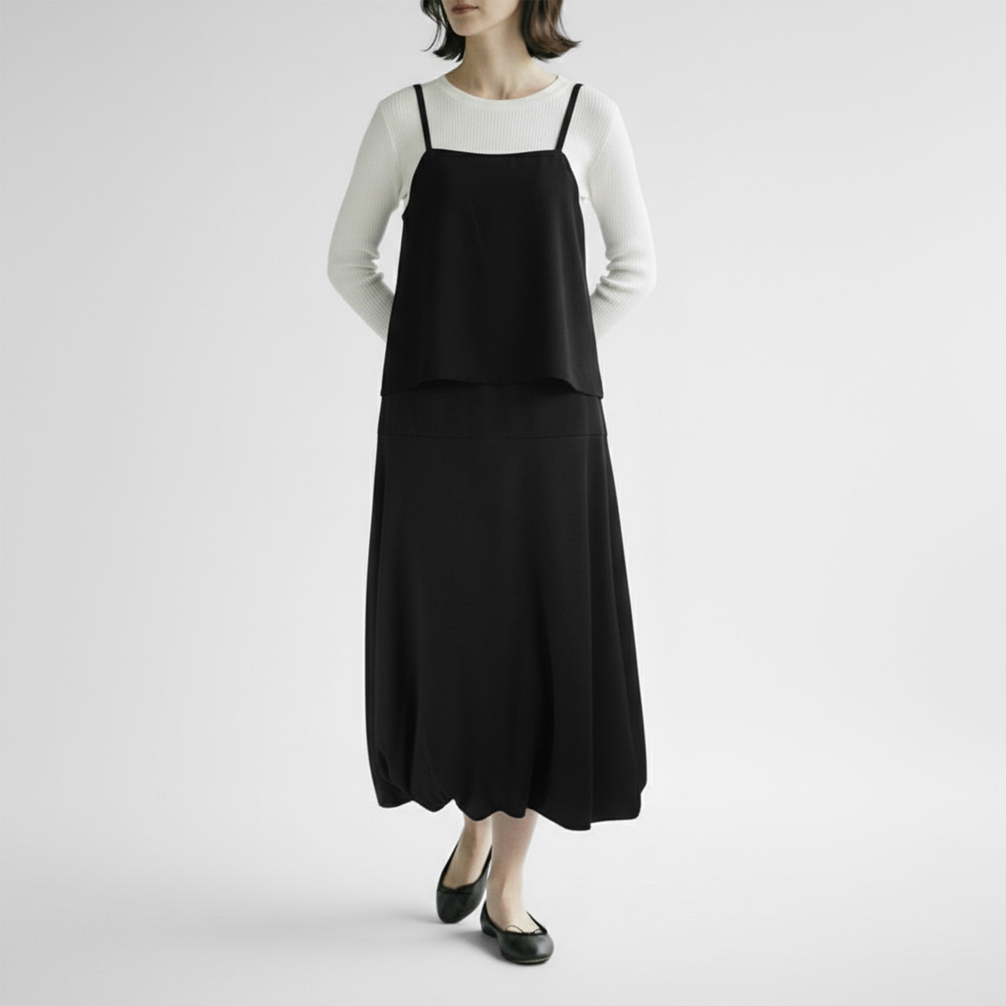 26SS mizuiro ind  ジョーゼットキャミソール 1-230166