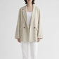 26AW enrica ピンストライプダブルブレストジャケット JACKET036