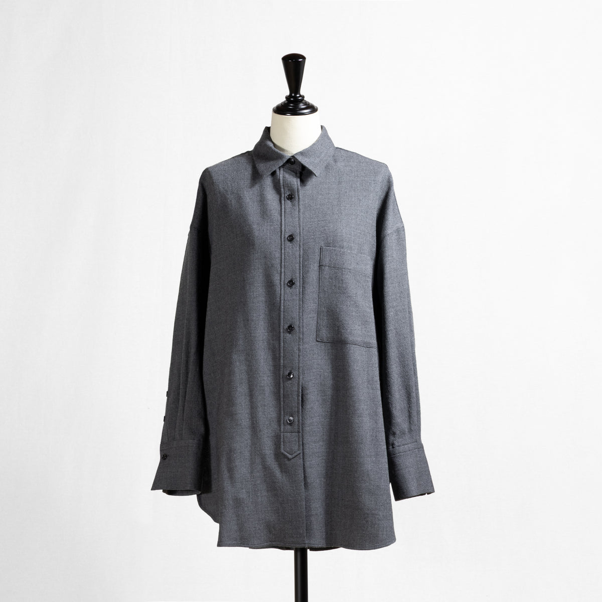 26AW SACRA ヴィンテージサキソニーシャツ 126513071