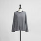 26AW TICCA ウォッシャブルウールロングTシャツ TBFA-252