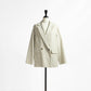 26AW enrica ピンストライプダブルブレストジャケット JACKET036