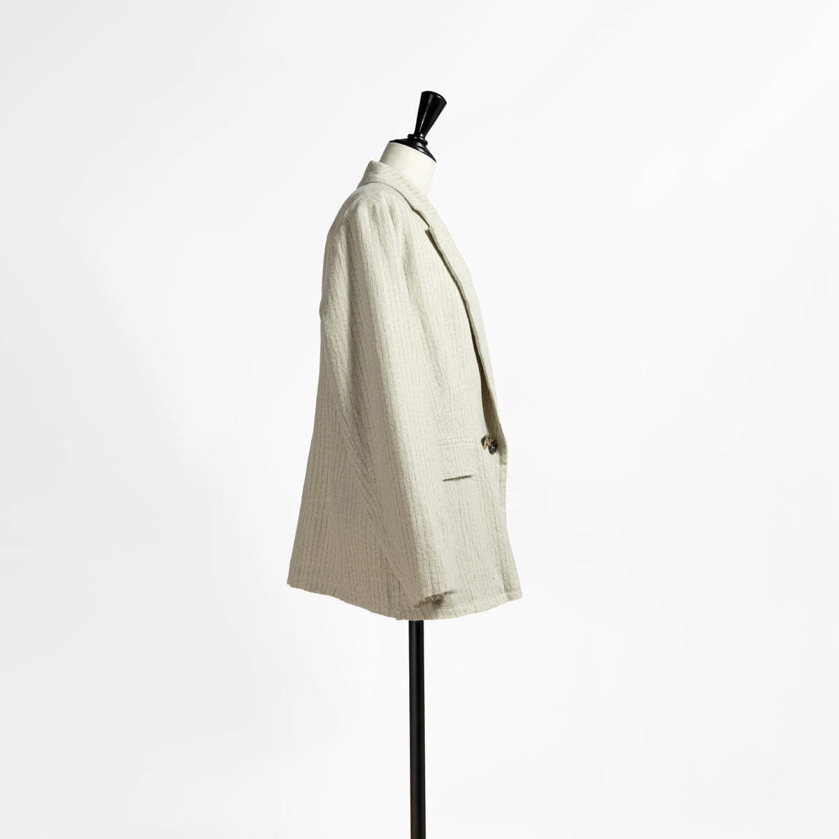 26AW enrica ピンストライプダブルブレストジャケット JACKET036