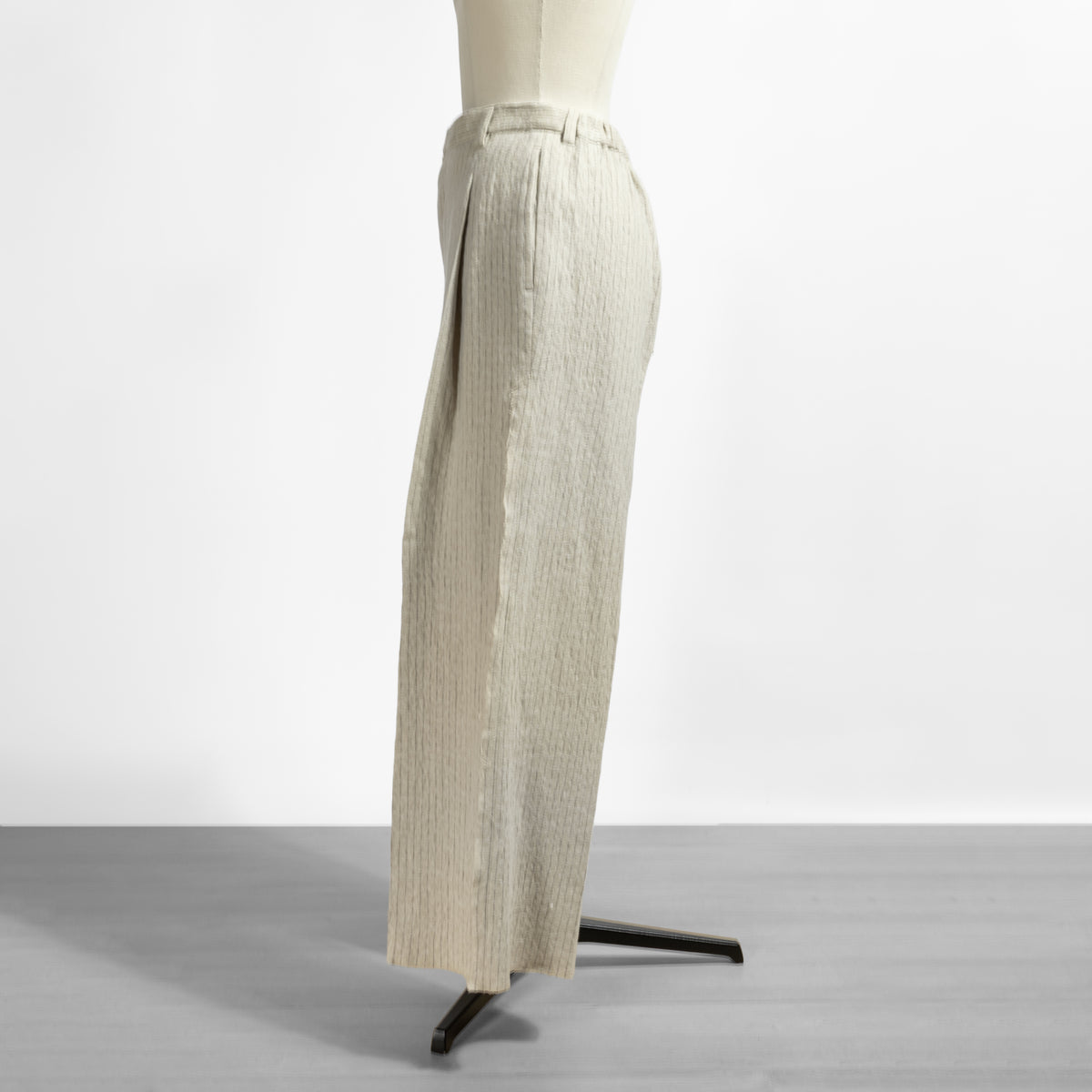 26AW enrica ピンストライプトラウザーズ PANTS163