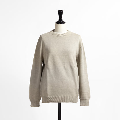 JAMES CHARLOTTE コットンクルーネックニット