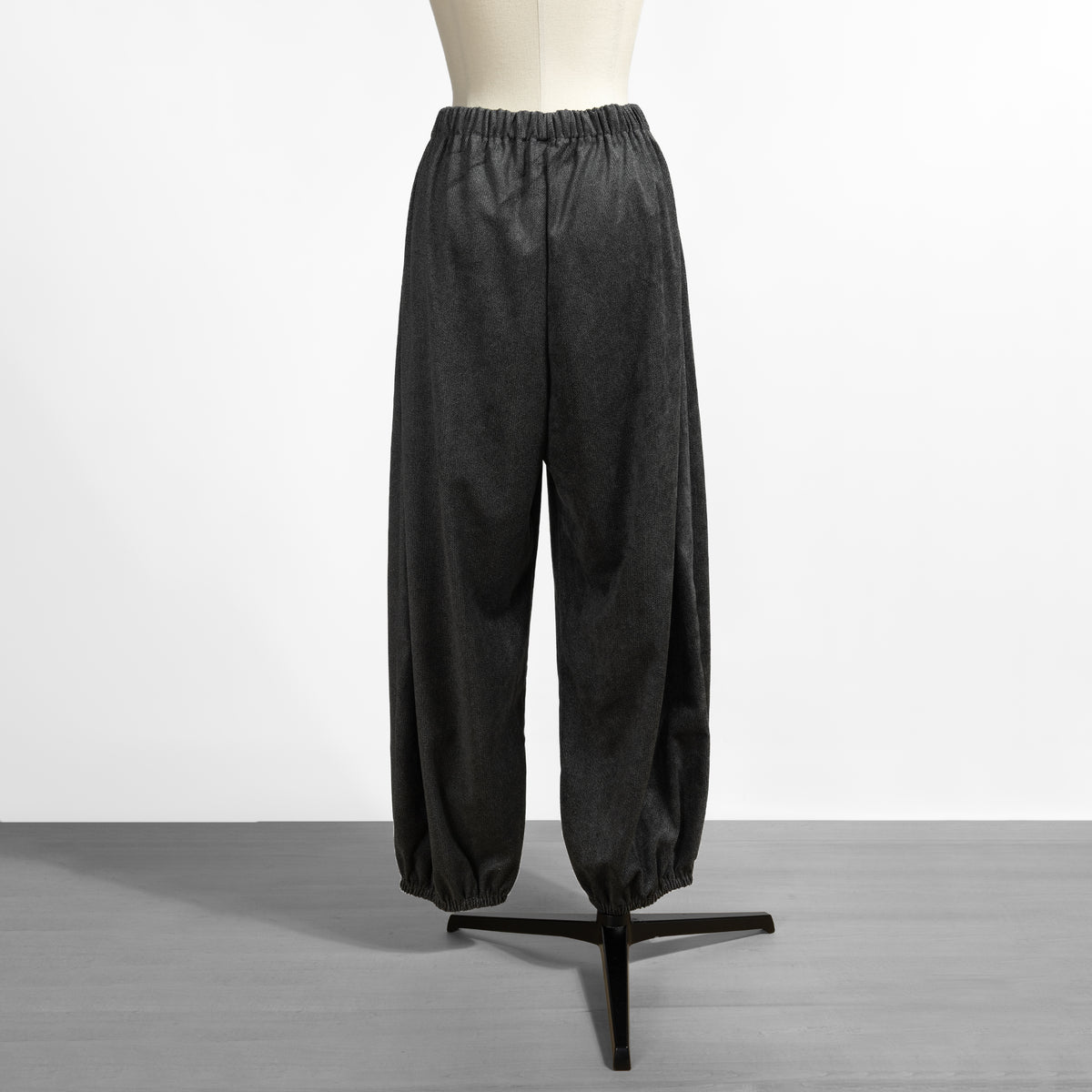 26AW mizuiro ind  ベロアプリントドローストリングパンツ 3-260097