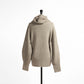 26AW enrica ラクーンブレンド ニットフーディー KNIT294