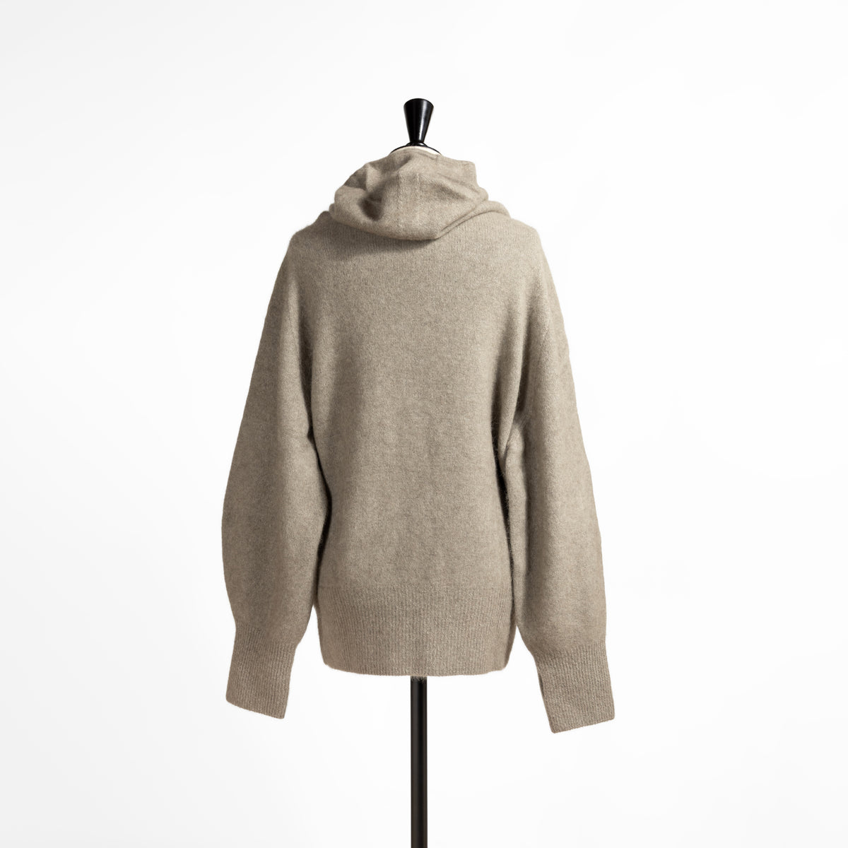 26AW enrica ラクーンブレンド ニットフーディー KNIT294