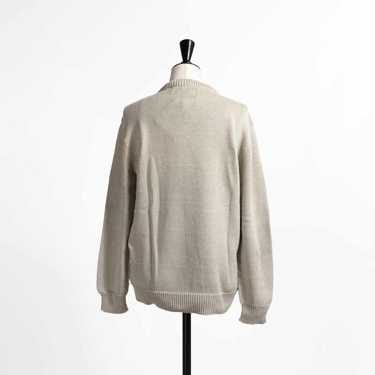JAMES CHARLOTTE コットンクルーネックニット