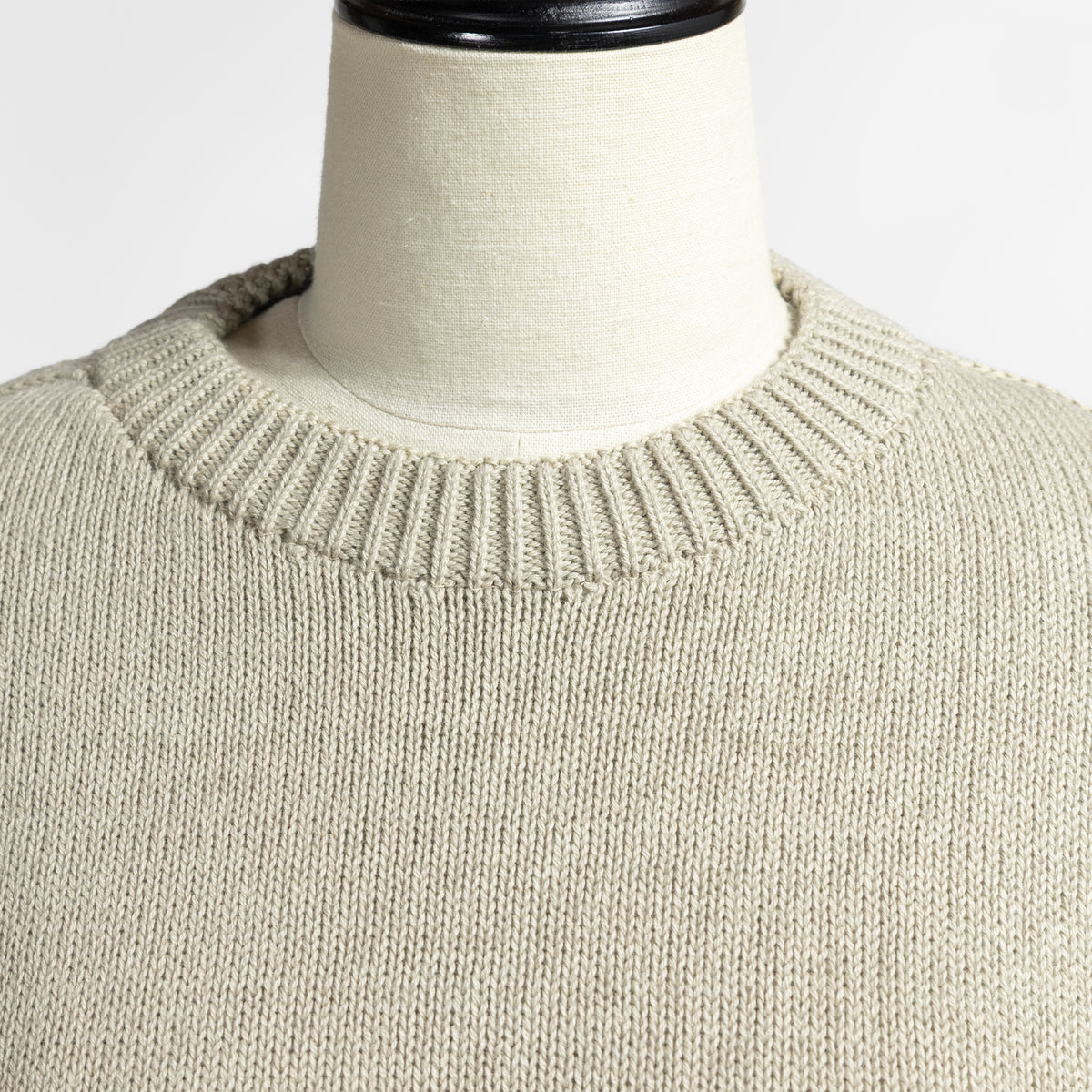 JAMES CHARLOTTE コットンクルーネックニット