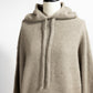 26AW enrica ラクーンブレンド ニットフーディー KNIT294