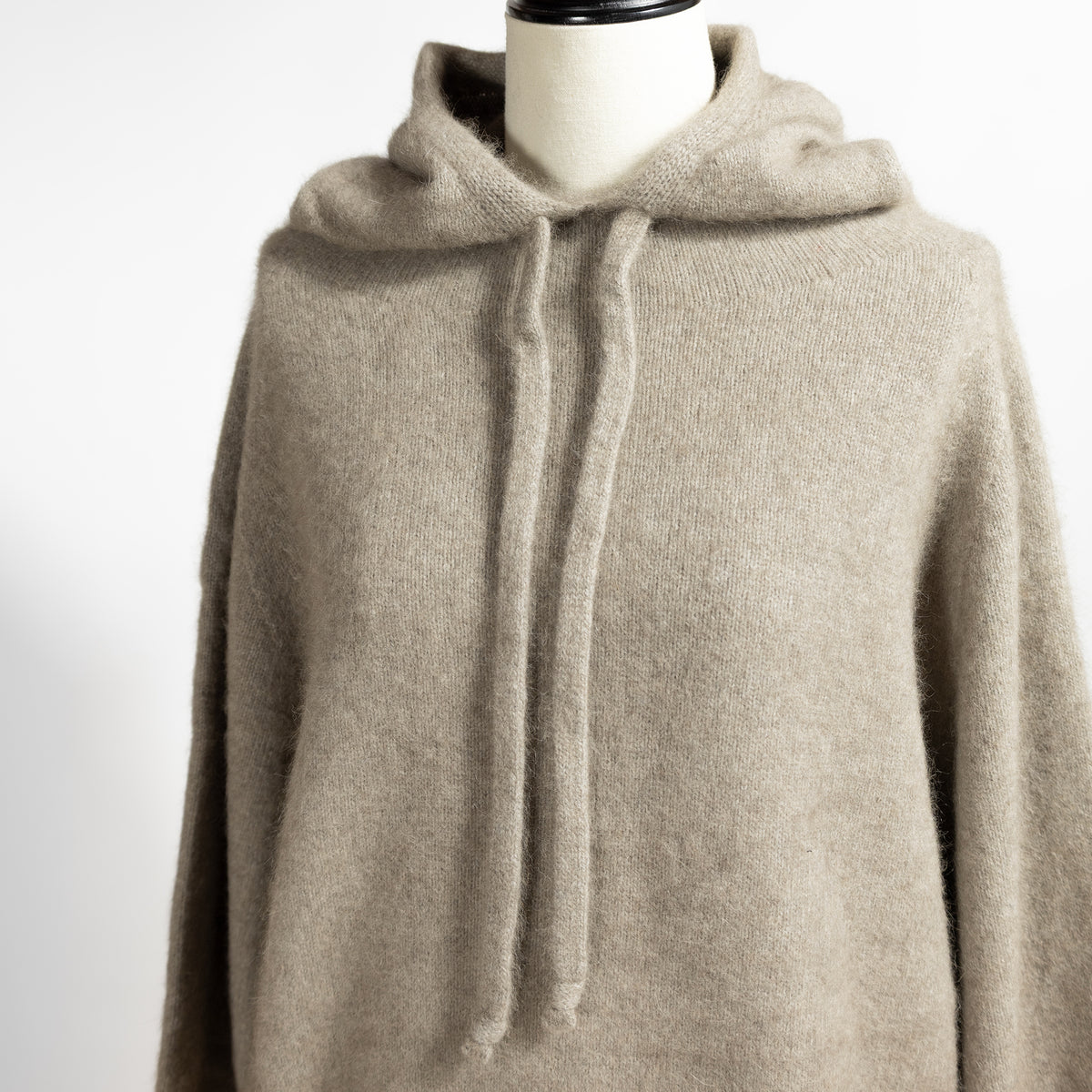 26AW enrica ラクーンブレンド ニットフーディー KNIT294