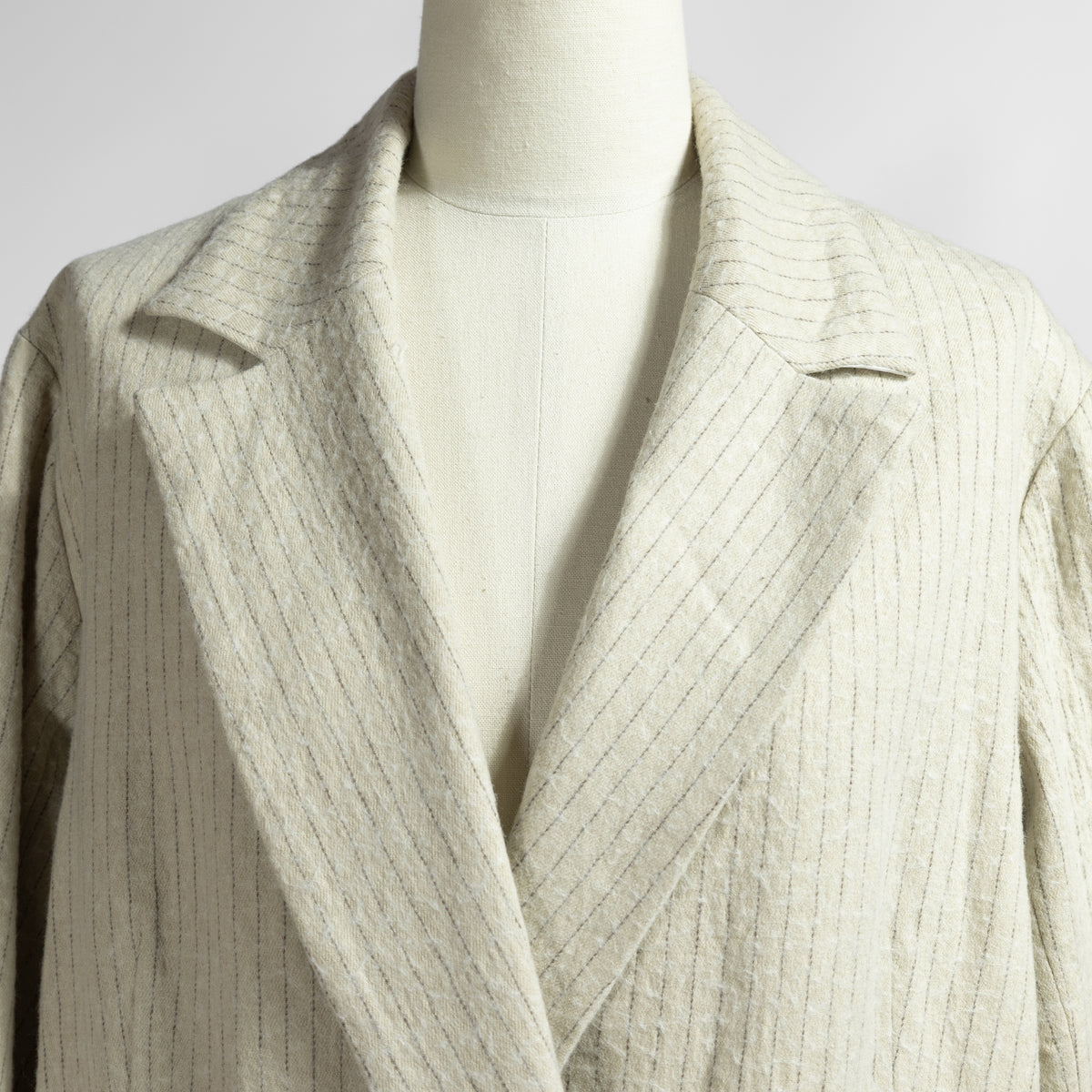 26AW enrica ピンストライプダブルブレストジャケット JACKET036