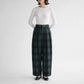 26AW SACRA プレミアム オンブレチェック パンツ 126504114