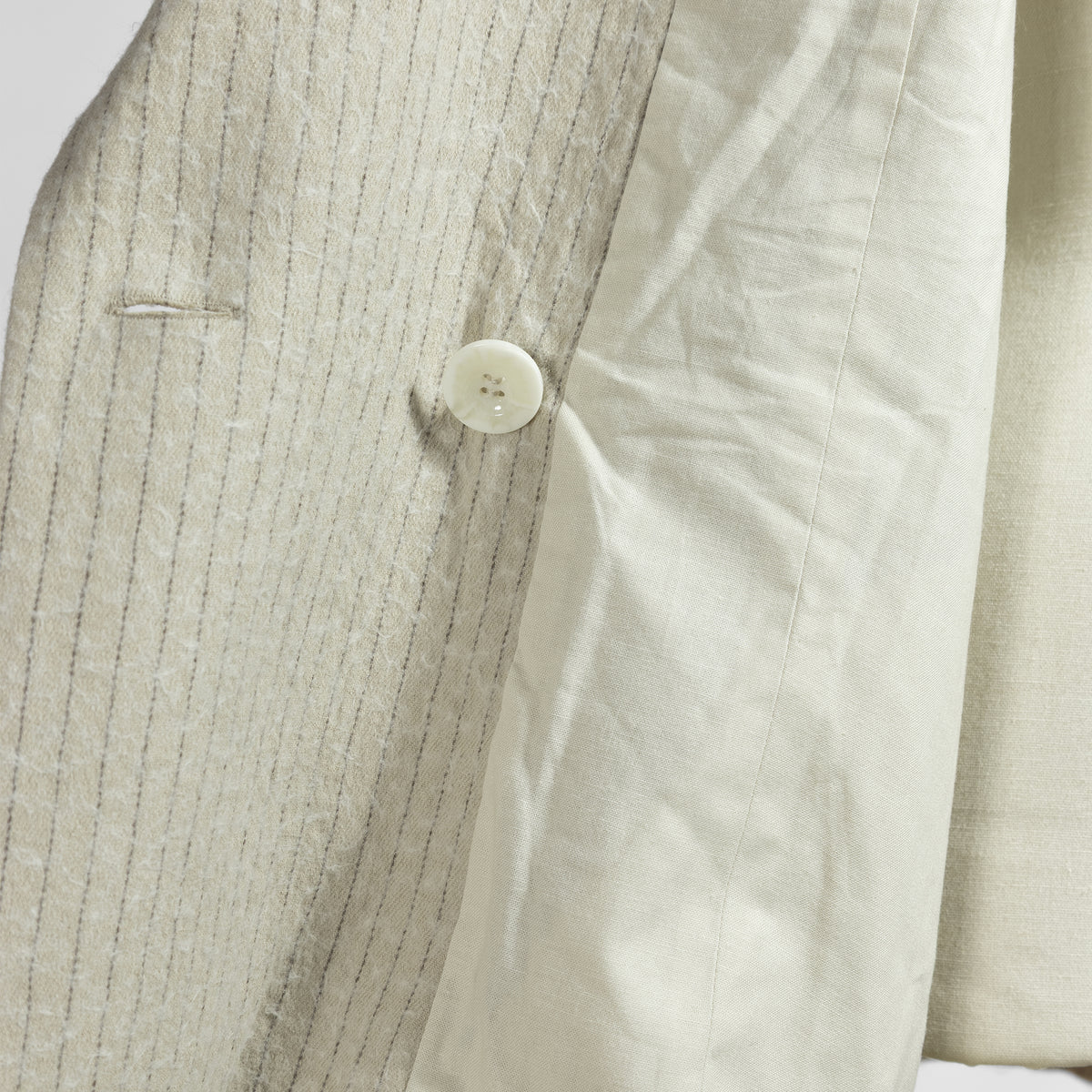 26AW enrica ピンストライプダブルブレストジャケット JACKET036