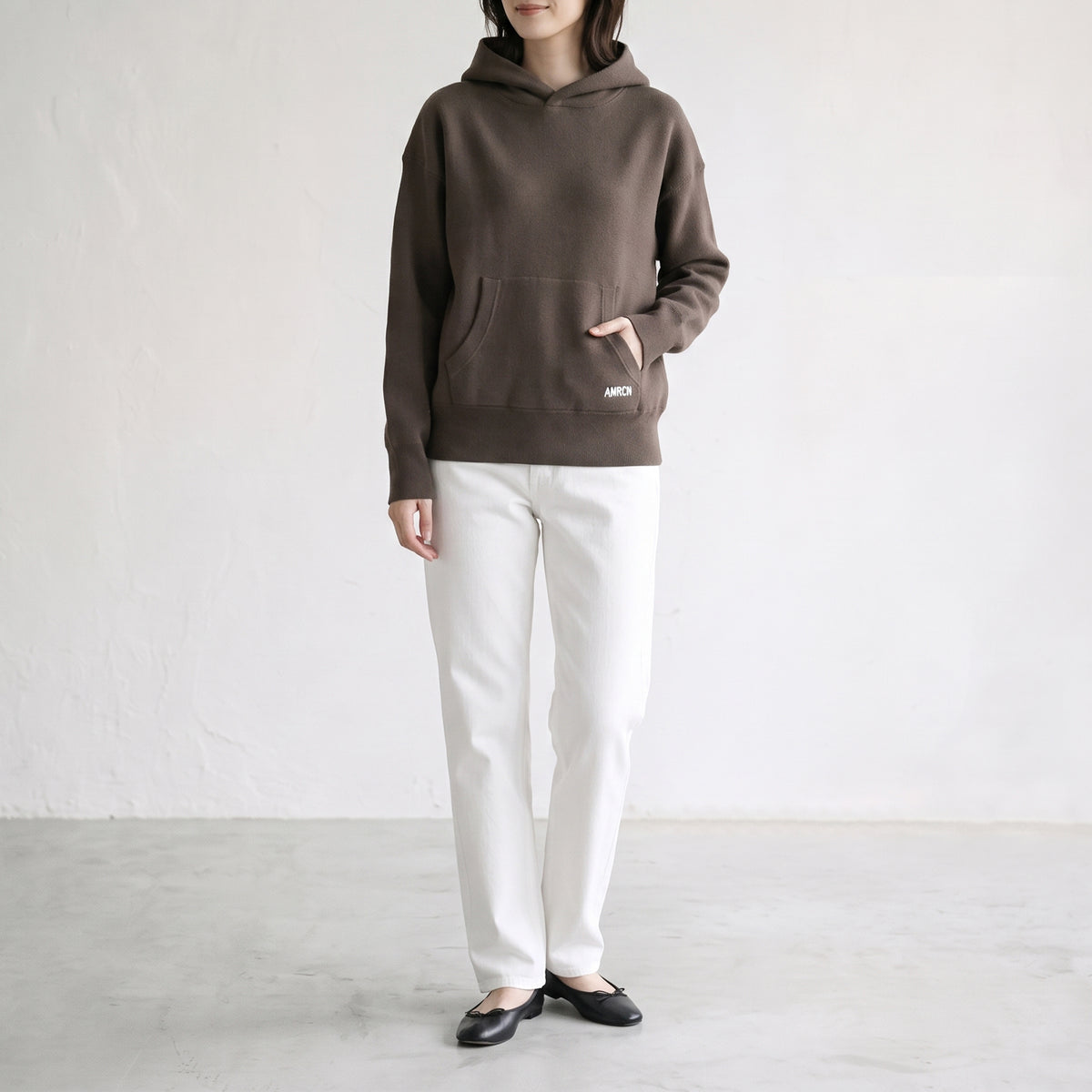 26AW AMERICANA ダブルフェイス ミラノリブ プルオーバーフーディー ACK-002