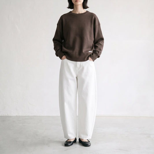 26AW AMERICANA ダブルフェイスミラノリブ クルーネックワイドプルオーバー ACK-001