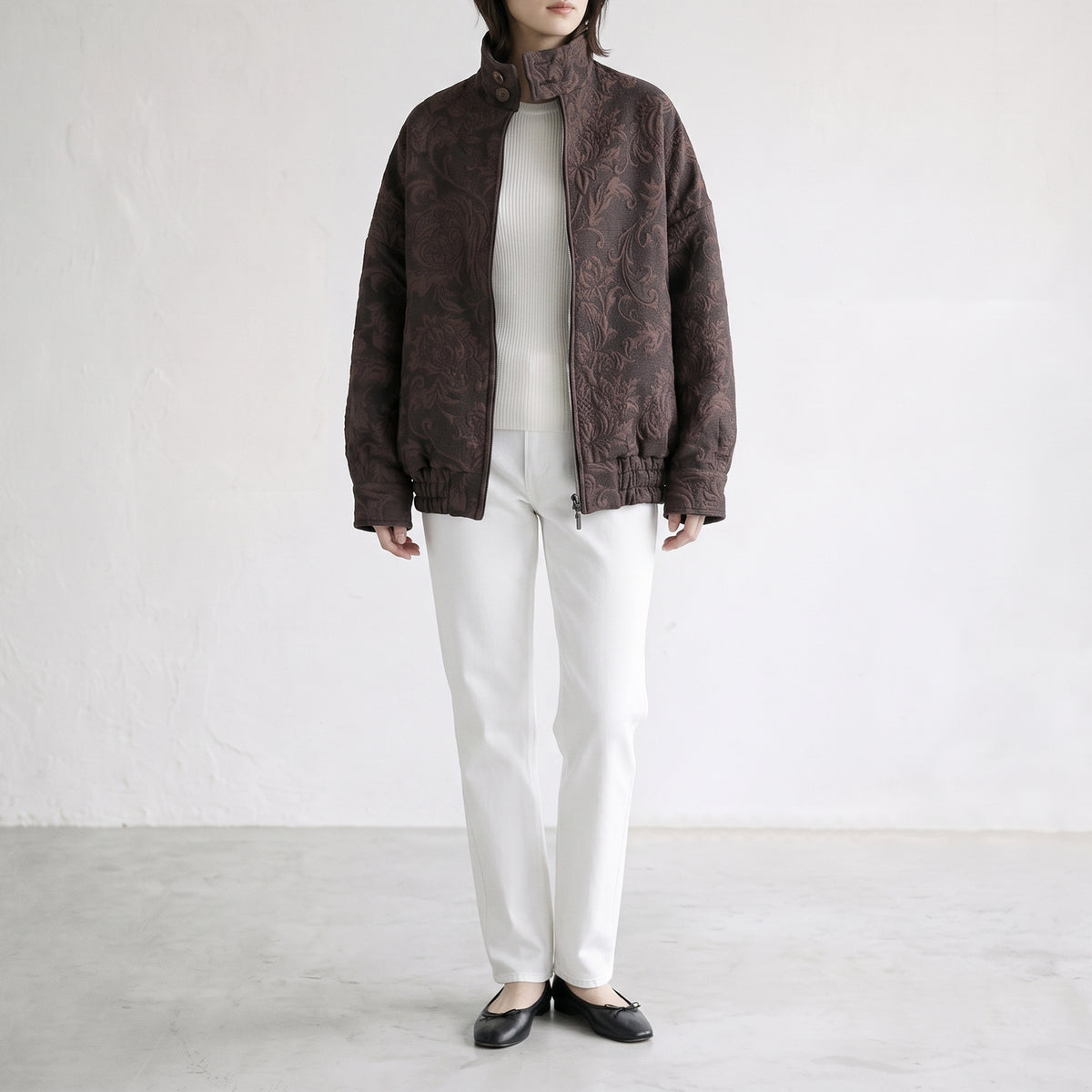 26AW manipuri ジャガードブルゾン 0163410201