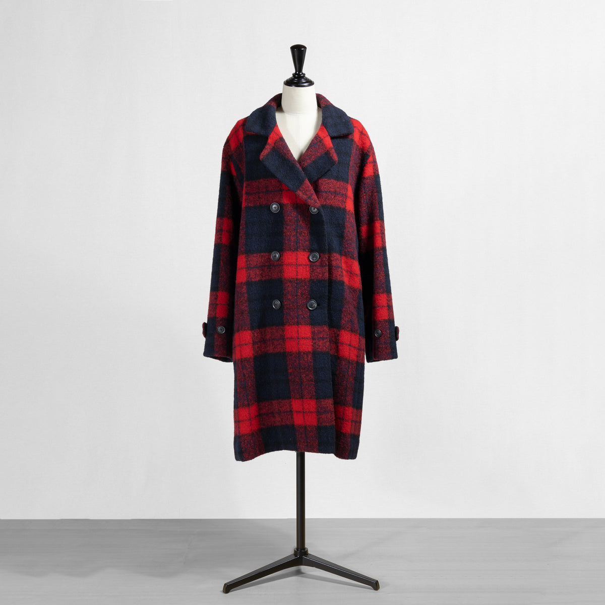 26AW SARAHWEAR バッファローチェック マッキノーコート C60278