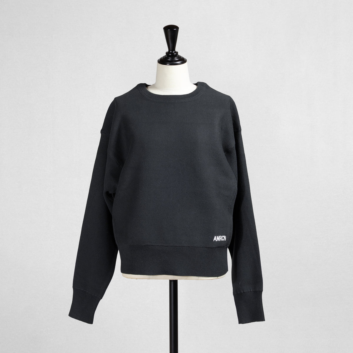 26AW AMERICANA ダブルフェイスミラノリブ クルーネックワイドプルオーバー ACK-001