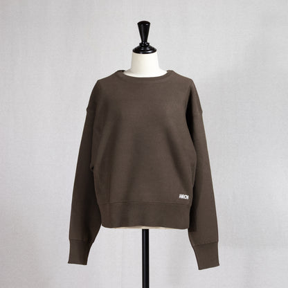 26AW AMERICANA ダブルフェイスミラノリブ クルーネックワイドプルオーバー ACK-001