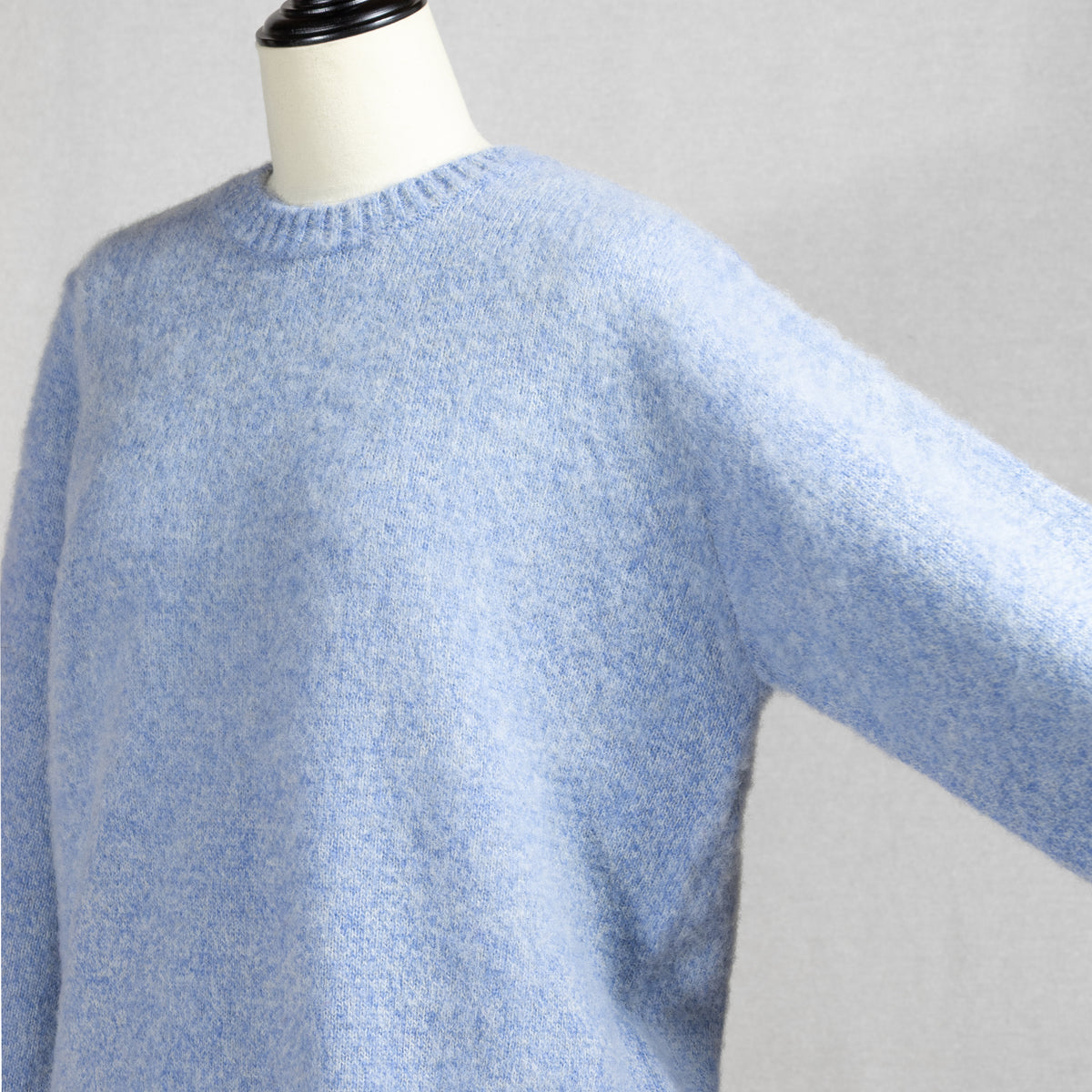 26AW Yonetomi ブリティッシュシェットランドウール ニットプルオーバー 95-264-033