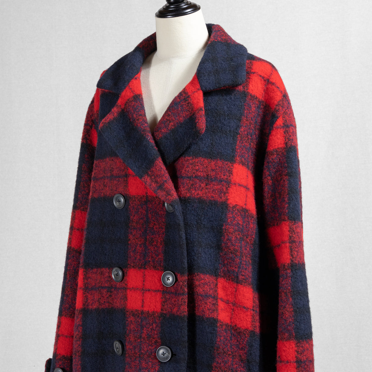 26AW SARAHWEAR バッファローチェック マッキノーコート C60278