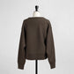 26AW AMERICANA ダブルフェイスミラノリブ クルーネックワイドプルオーバー ACK-001