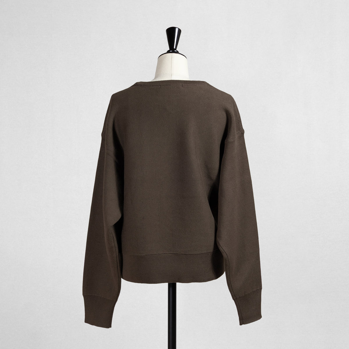 26AW AMERICANA ダブルフェイスミラノリブ クルーネックワイドプルオーバー ACK-001
