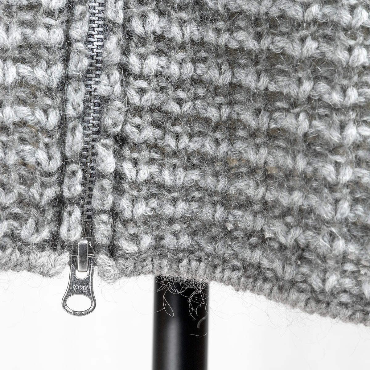 26AW Yonetomi モヘヤウール ニューボーダー ニットブルゾン 95-264-035