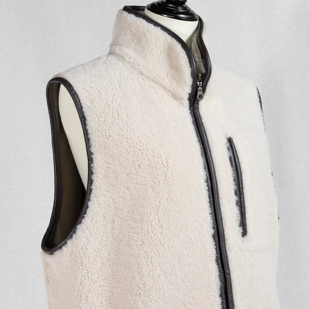 26AW Owen Barry BYRON VEST ムートンベスト